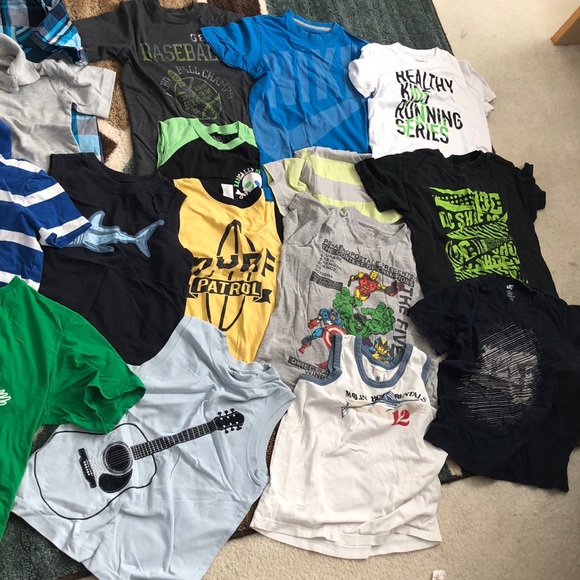 Boys shirt bundle 37 SHIRTS!!! - Picture 4 of 4